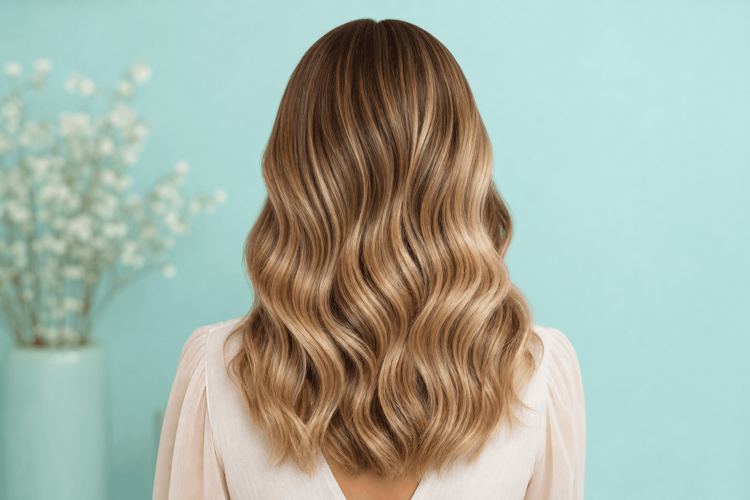 Soft balayage waves from behind